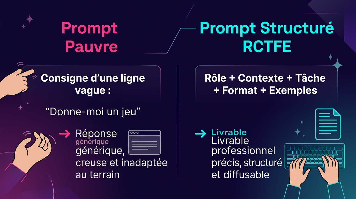 Test comparatif prompt pauvre vs RCTFE