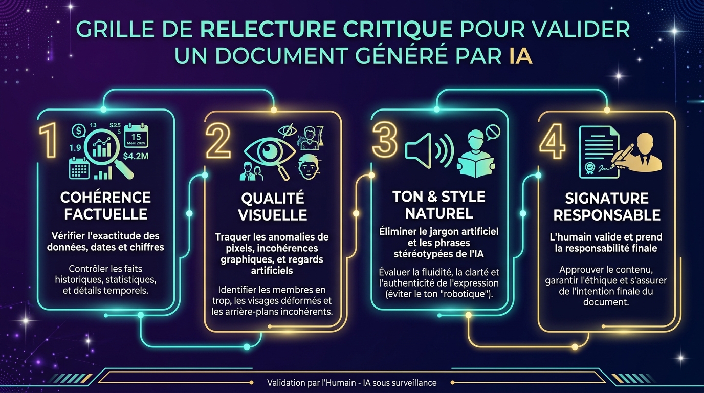 Grille de relecture critique en 4 points